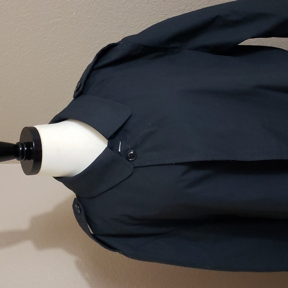 DSCP overcoat/trenchcoat Dark Navy blue, button up, size 44R - Picture 8 of 13